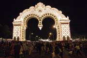 Sevilla - gate to the areal of <i>Feria de Abril</i>