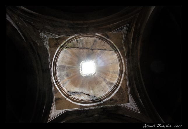 Armenia - Geghard - tomb ceiling