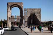 Armenia - Echmiadzin - Papal visit monument