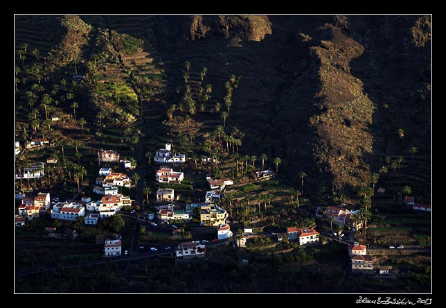 La Gomera - Valle Gran Rey - upper part of the valley