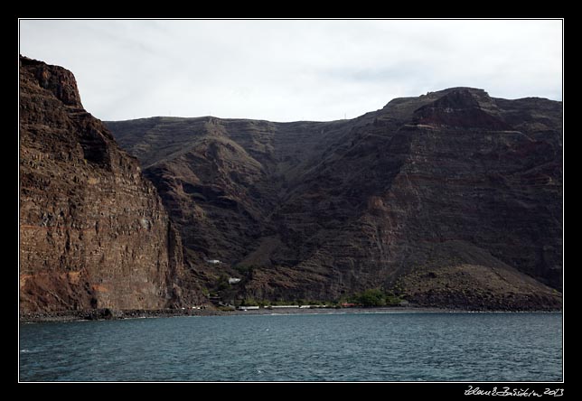 La Gomera - boat trip to Los Organos - Argaga