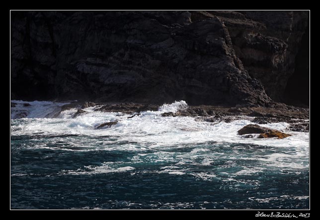 La Gomera - boat trip to Los Organos -