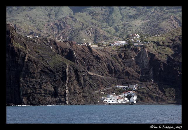 La Gomera - boat trip to Los Organos - Alojera