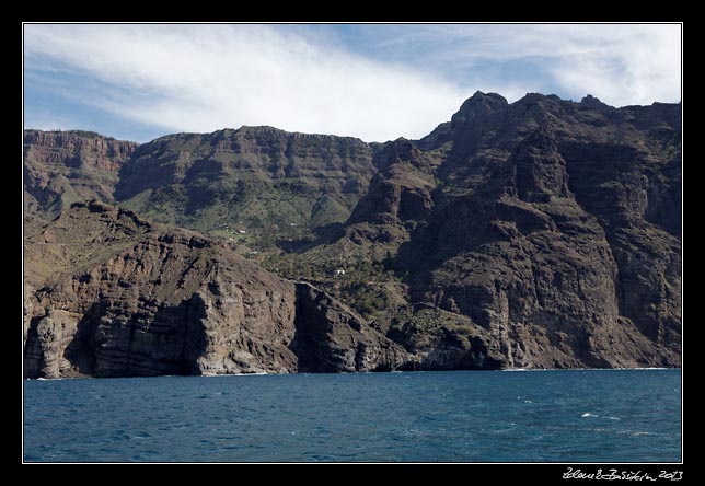 La Gomera - boat trip to Los Organos - Taguluche