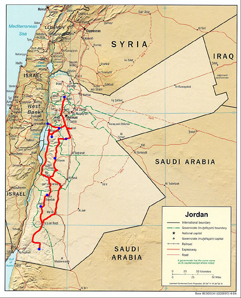 Dead Sea area -