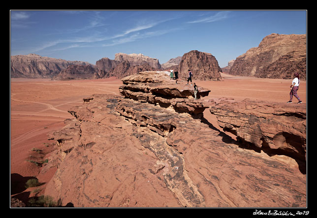 Wadi Rum - Little bridge in Khor al Ajram