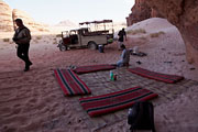 Wadi Rum - desert dining room