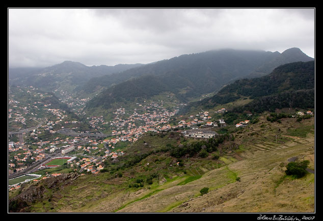 view inland from Pico do Facho