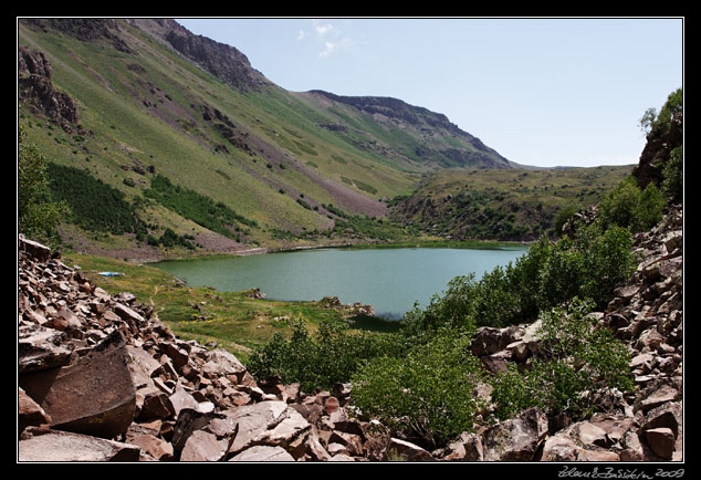 Turkey - Ahlat area - Nemrut Daği. the warm lake