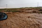 Turkey - Dogubeyazit - flooded road to Iğdır
