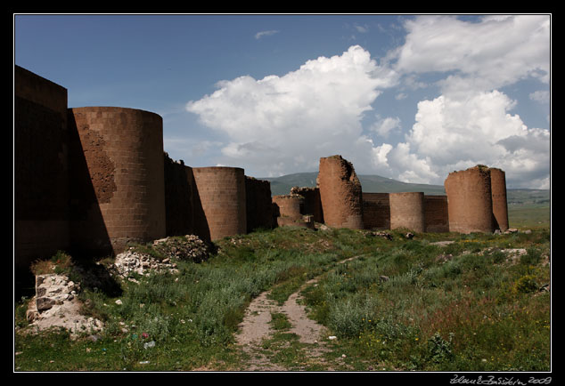 Turkey, Kars province - ramparts of Ani