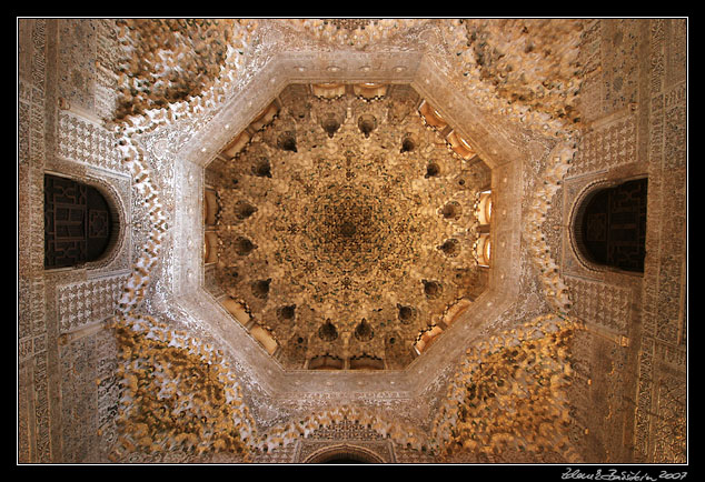 Andalucia - Sala de las dos Hermanas, Nasrid Palaces, Alhambra, Granada