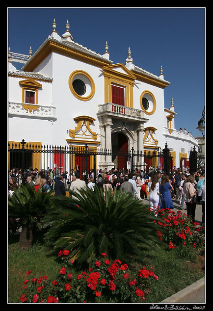 Sevilla - main entrance to Plaza de Toros