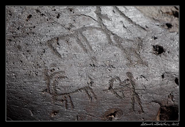 Armenia - Ughtasar - Ughtasar petroglyphs - an archer