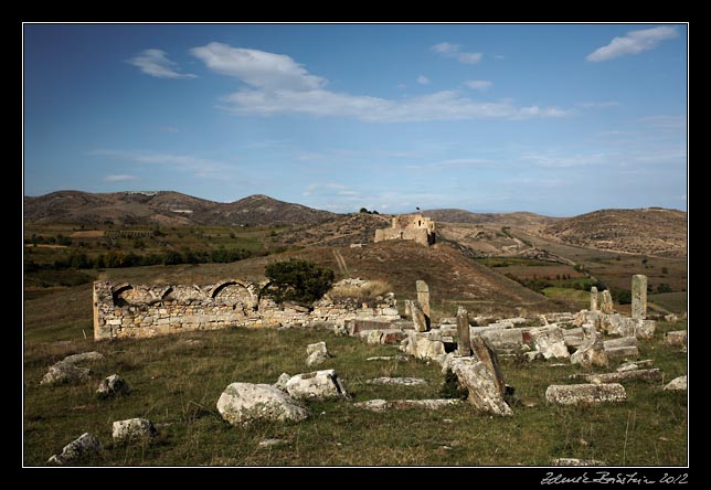 Armenia - Berdavan - old cemetery and Ghalinjakar