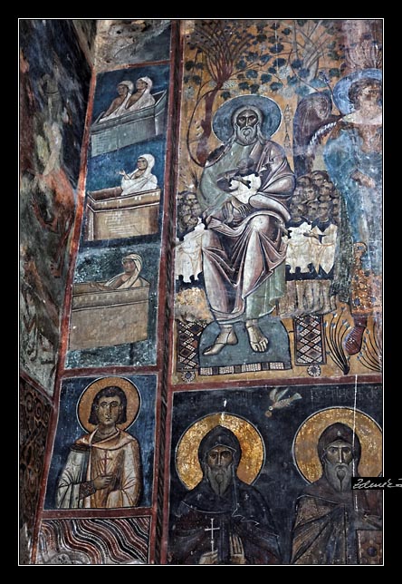 Armenia - Akhtala - S. Astvatsatsin - frescoes
