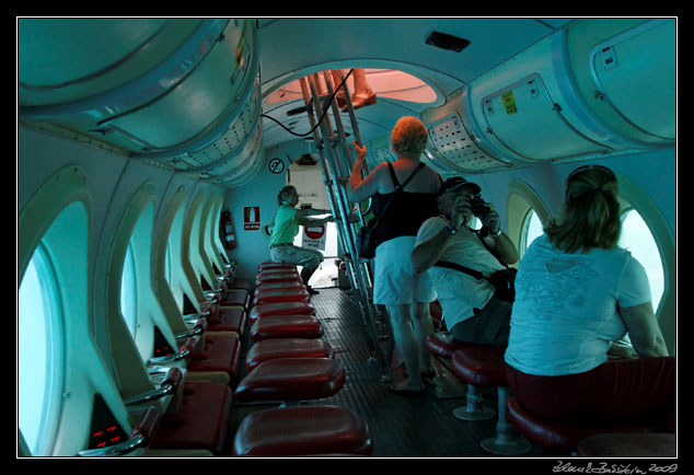 Gran Canaria - inside the submarine