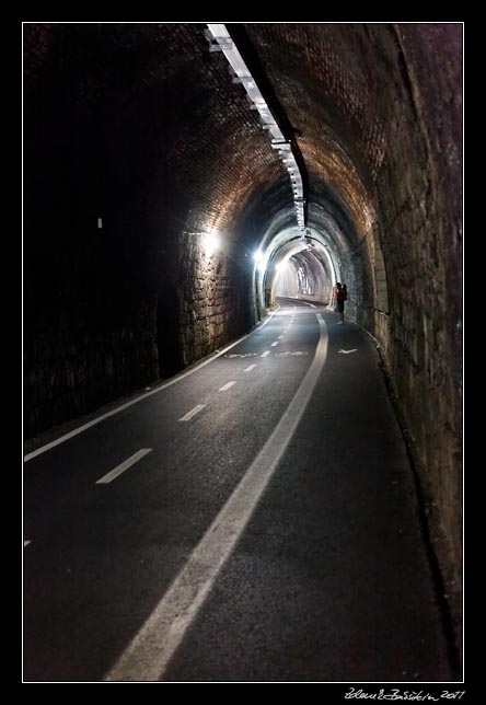 Bonassola - old railroad tunnel to Levanto