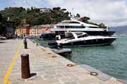 Portofino - yachts in the harbour
