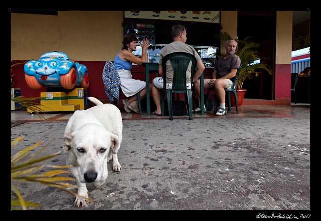 Costa Rica - Guanacaste - having breakfast in Liberia