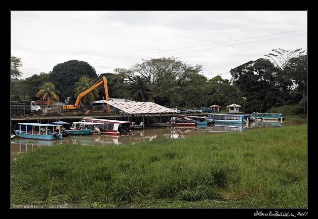 Costa Rica - info - Tortuguero tourist harbour, Moin