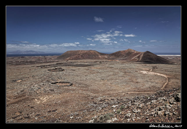 Fuerteventura - Lajares - Montanas Lomo Blanco y de le Mancha