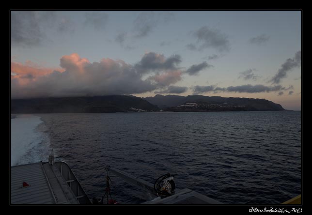 La Gomera - leaving Gomera