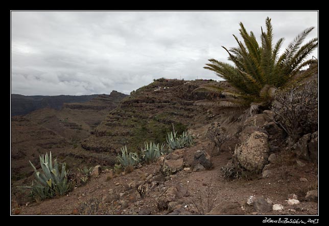 La Gomera - Barranco de Argaga - Casas de Gerian