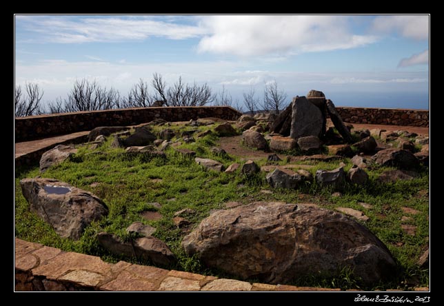 La Gomera - Alto de Garajonay - the highest point of La Gomera