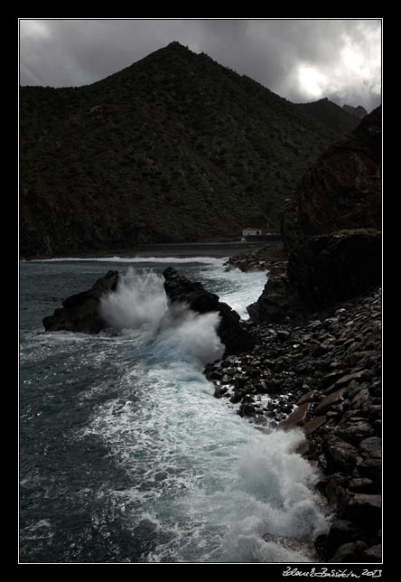 La Gomera - Vallehermoso - Playa de Vallehermoso