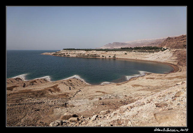 Dead Sea area - Dead Sea coast at Wadi Mujib mouth