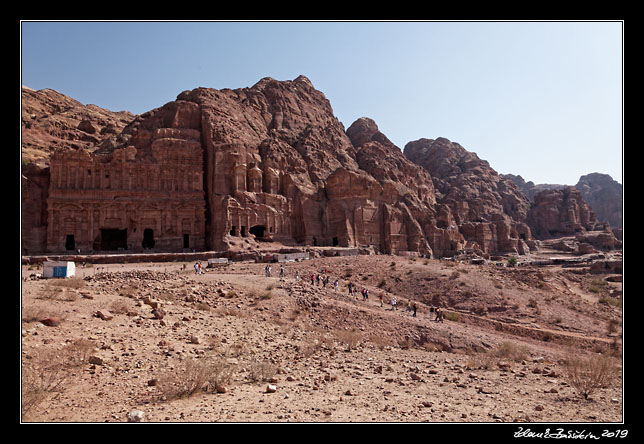 Petra - Palace tomb and Corinthian tomb