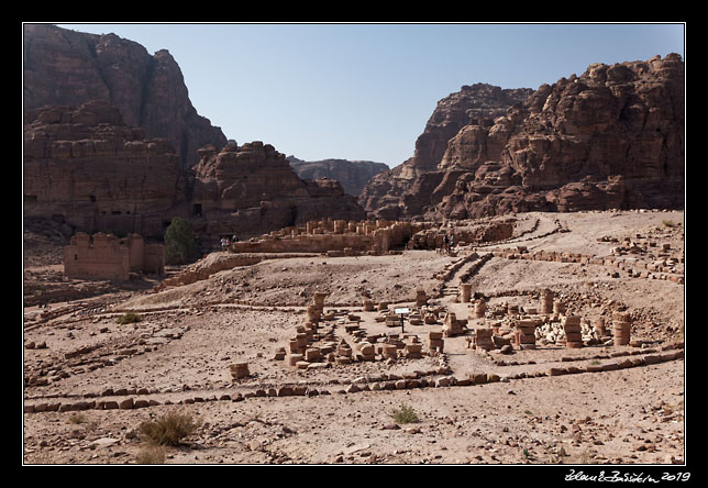 Petra - Qasr-al-Bint and Winged-Lion temple