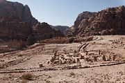 Petra - Qasr-al-Bint and Winged-Lion temple