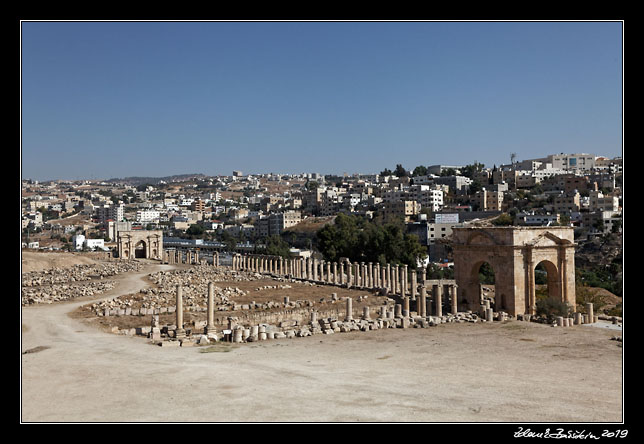 Jerash (Jarash) - North Gate and Northern Tetrapylon