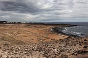 Lanzarote - an old saline at Los Cocoteros