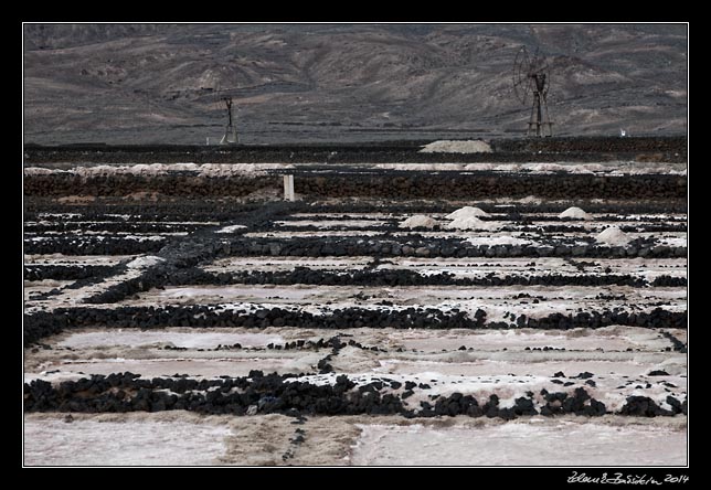 Lanzarote - a saline in Los Cocoteros