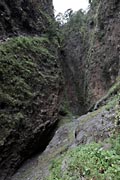La Palma - Barranco de la Madera - end of the gorge