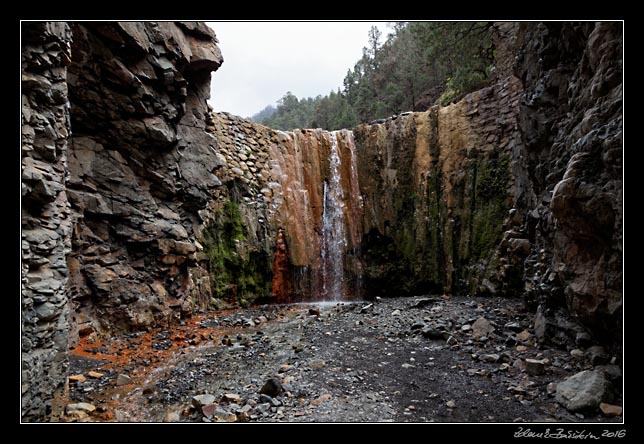 La Palma - Caldera Taburiente - Cascada Colores