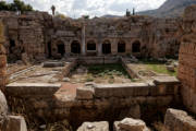 Corinth -  	Ancient Korinthos - Peirene fountain