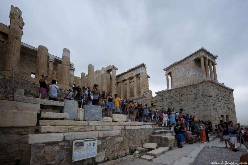 Athens - Propylaea, Temple of Athena Nike