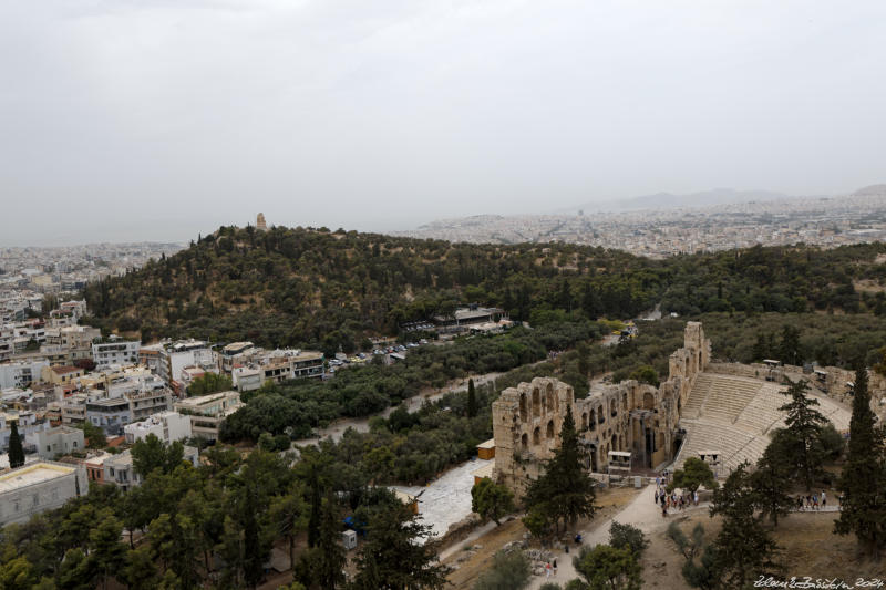 Athens - Philopappos hill, Odeon of Herodes Atticus