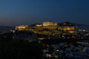 Athens - Acropolis from Philopappos hill