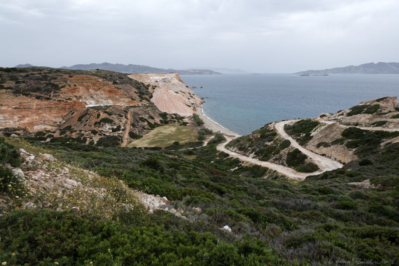 Milos - northeast - Tria Pigadia