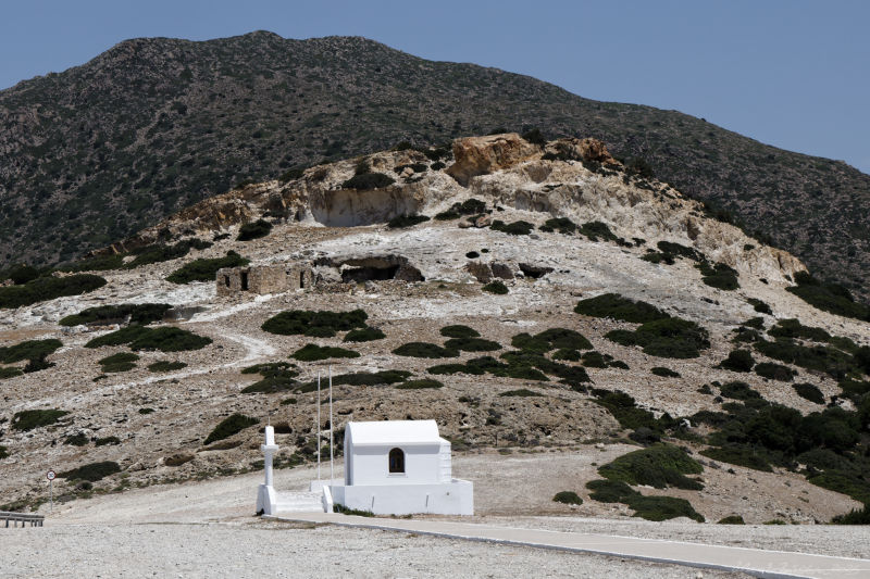 Milos - southwest - Monastery of Agios Ioannis Siderianos