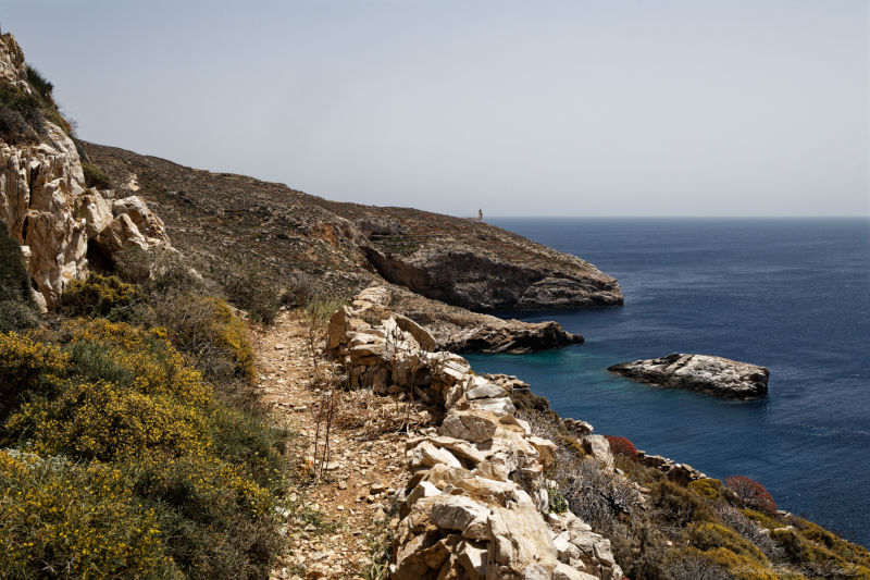 Folegandros - west - Aspropounta lighthouse