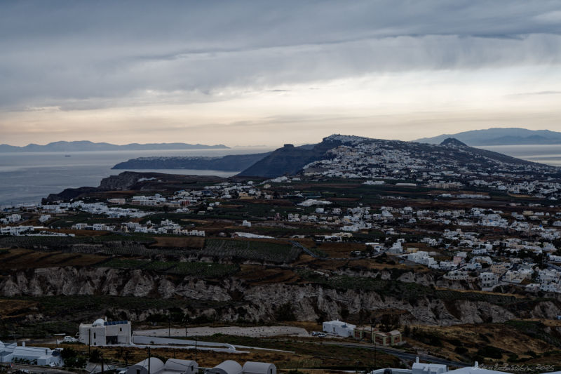 Thera (Santorini) - Pyrgos Kallistis - Fira and Oia
