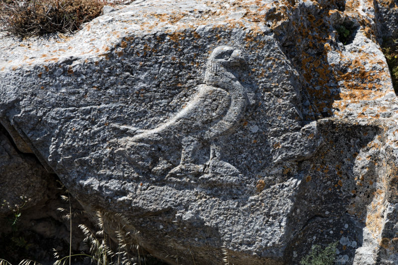 Thera (Santorini) - Ancient Thera - Temenos of Artemidoros