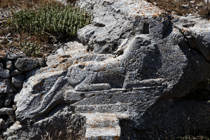 Thera (Santorini) - Ancient Thera - Temenos of Artemidoros