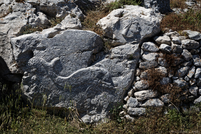Thera (Santorini) - Ancient Thera - Temenos of Artemidoros
